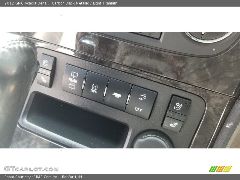 Carbon Black Metallic / Light Titanium 2012 GMC Acadia Denali