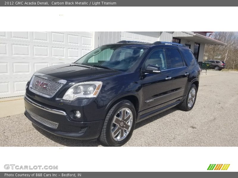Carbon Black Metallic / Light Titanium 2012 GMC Acadia Denali