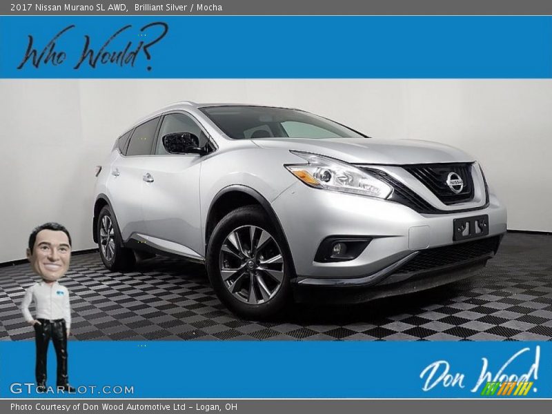 Brilliant Silver / Mocha 2017 Nissan Murano SL AWD