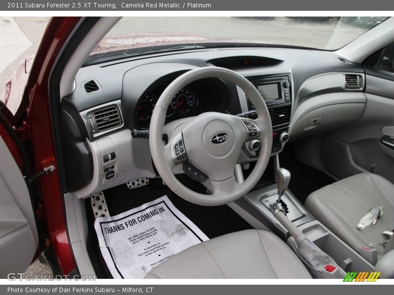 Front Seat of 2011 Forester 2.5 XT Touring