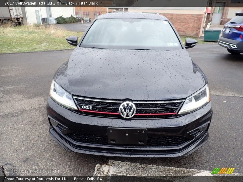 Black / Titan Black 2017 Volkswagen Jetta GLI 2.0T