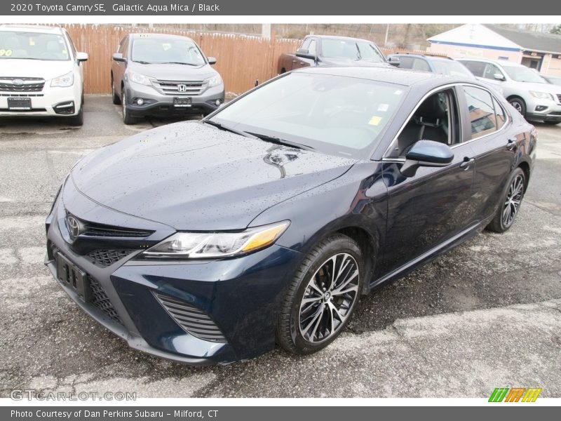 Galactic Aqua Mica / Black 2020 Toyota Camry SE