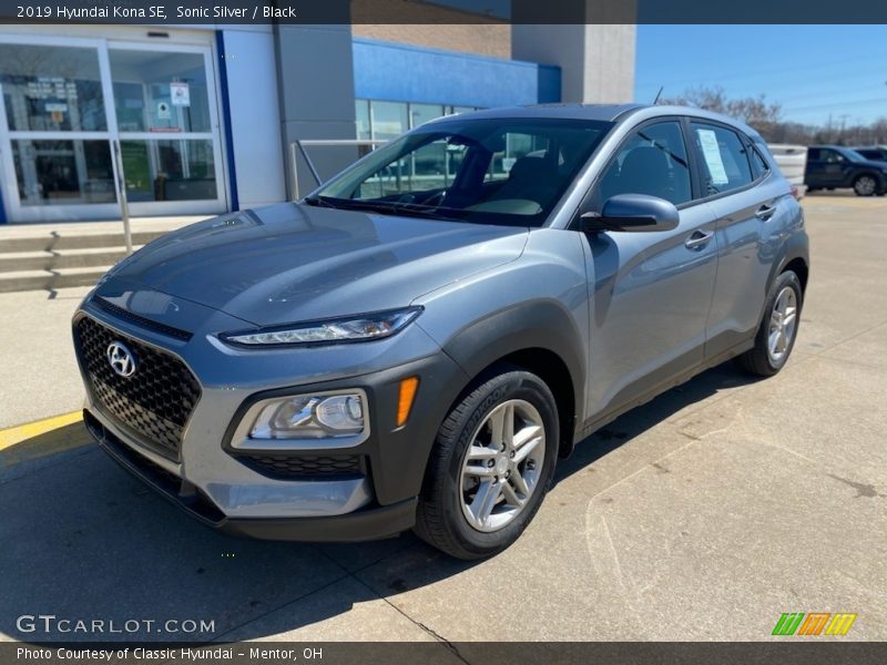 Sonic Silver / Black 2019 Hyundai Kona SE