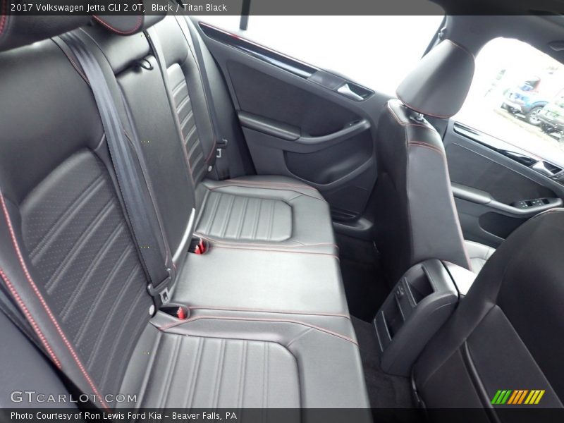 Rear Seat of 2017 Jetta GLI 2.0T