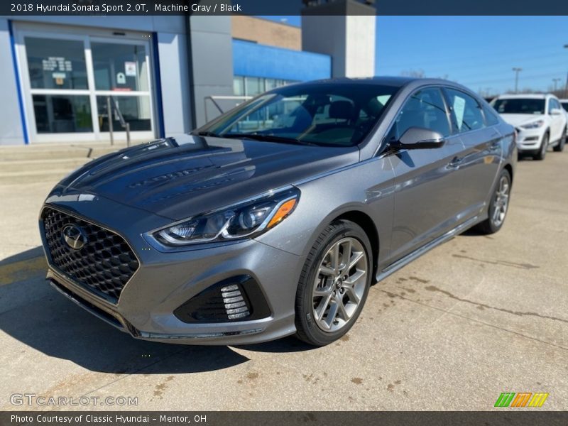 Machine Gray / Black 2018 Hyundai Sonata Sport 2.0T