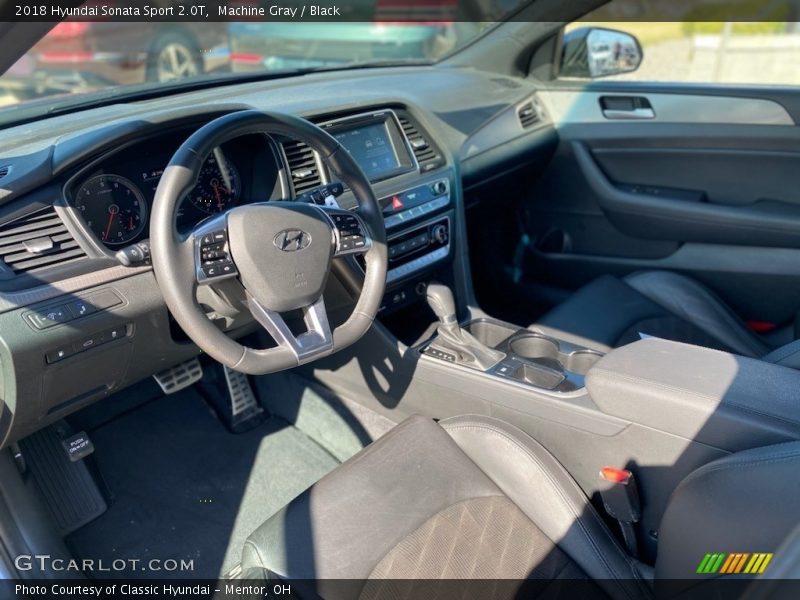 Machine Gray / Black 2018 Hyundai Sonata Sport 2.0T