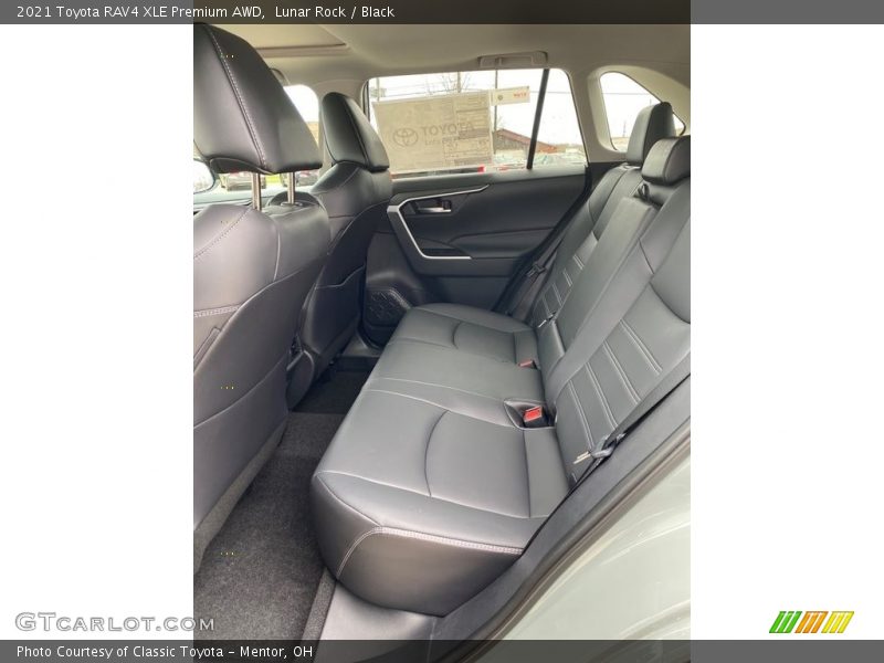 Lunar Rock / Black 2021 Toyota RAV4 XLE Premium AWD