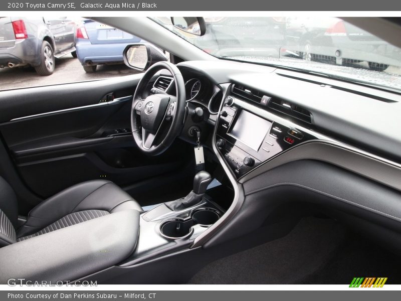 Galactic Aqua Mica / Black 2020 Toyota Camry SE
