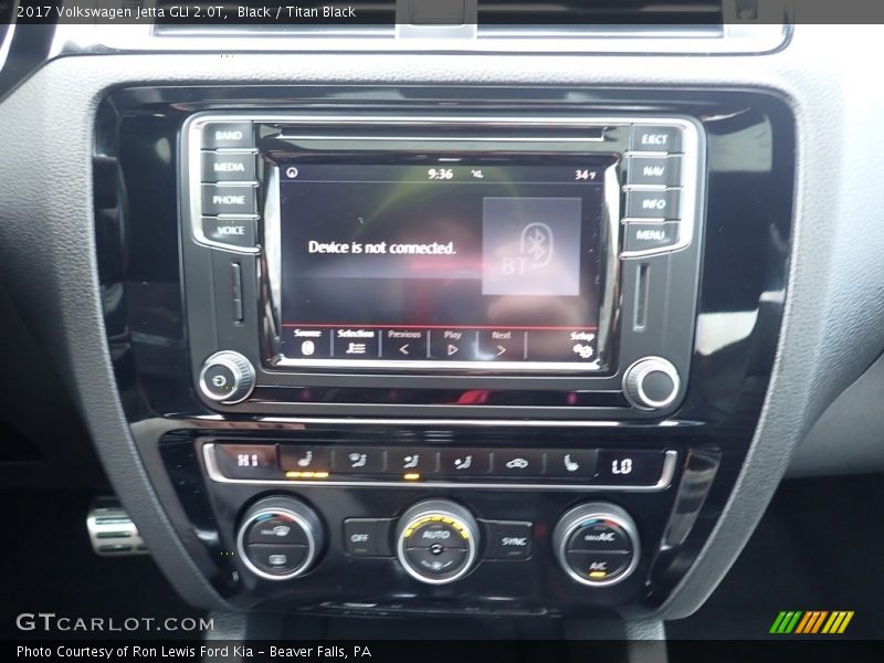 Controls of 2017 Jetta GLI 2.0T