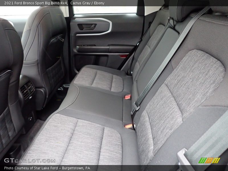 Rear Seat of 2021 Bronco Sport Big Bend 4x4