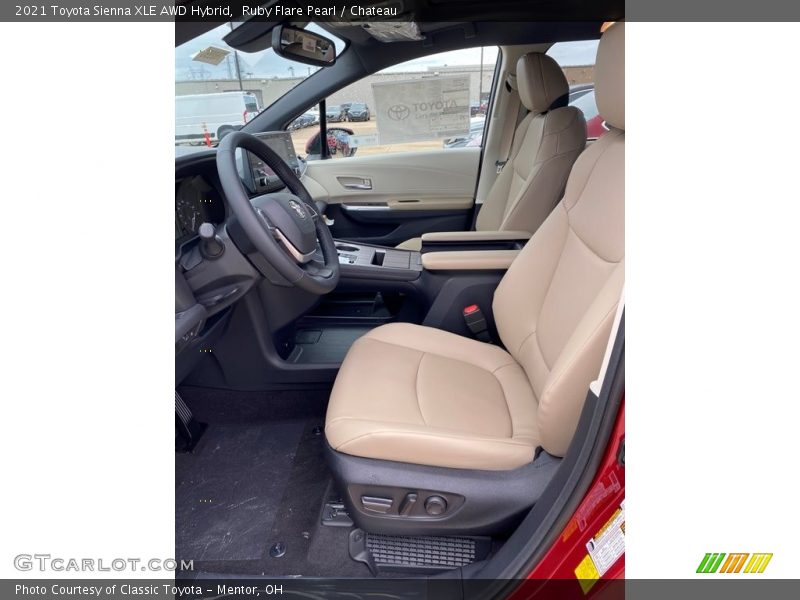 Ruby Flare Pearl / Chateau 2021 Toyota Sienna XLE AWD Hybrid