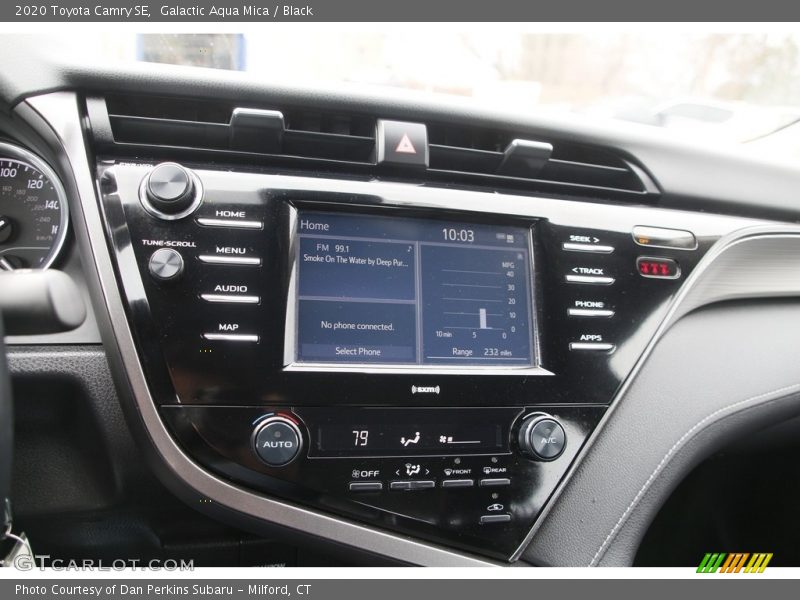 Galactic Aqua Mica / Black 2020 Toyota Camry SE