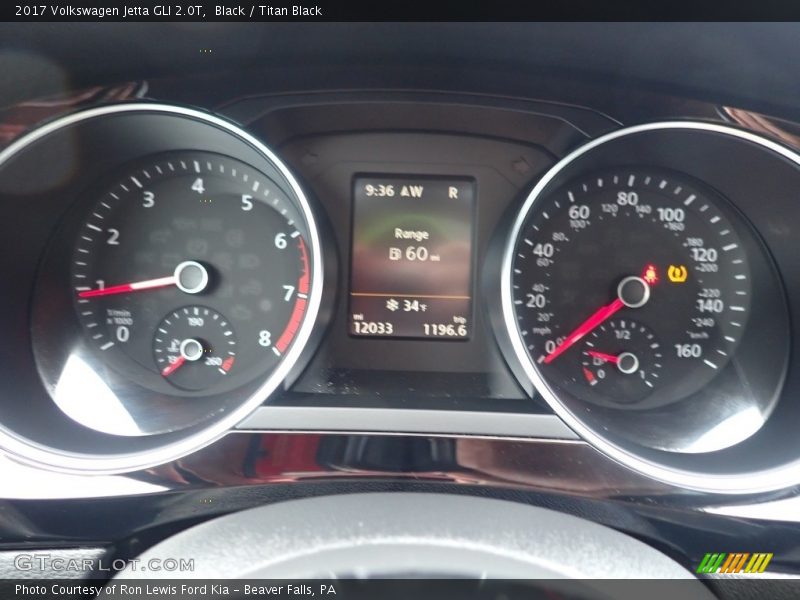 Black / Titan Black 2017 Volkswagen Jetta GLI 2.0T