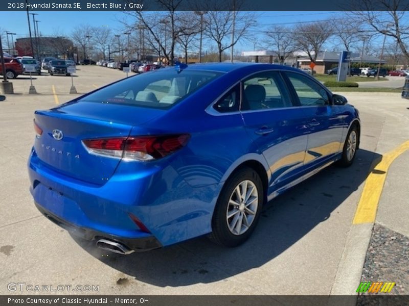 Electric Blue / Gray 2018 Hyundai Sonata SE