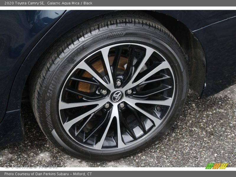 Galactic Aqua Mica / Black 2020 Toyota Camry SE
