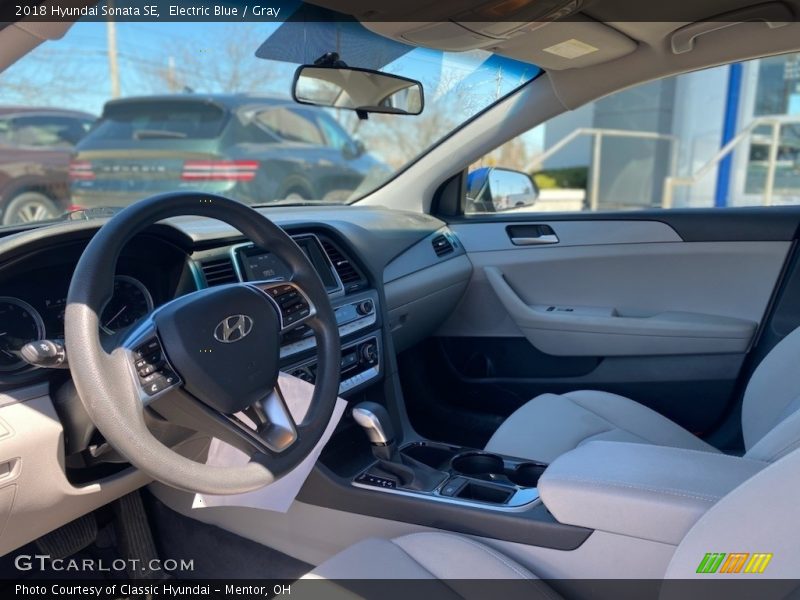 Electric Blue / Gray 2018 Hyundai Sonata SE