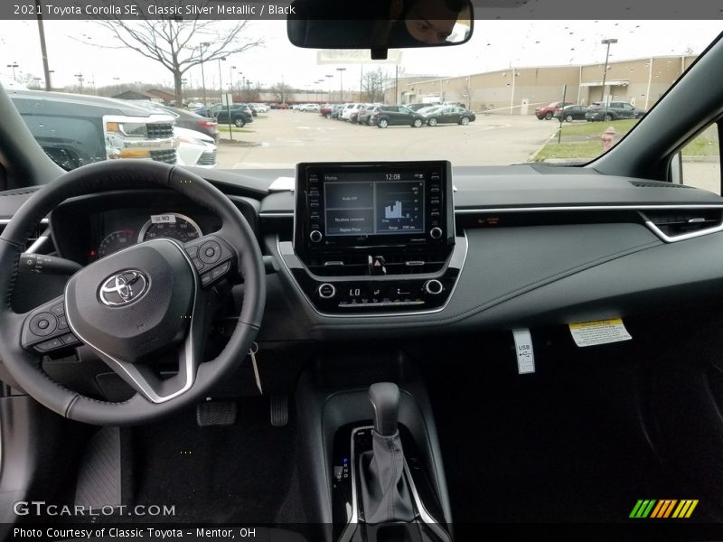 Classic Silver Metallic / Black 2021 Toyota Corolla SE