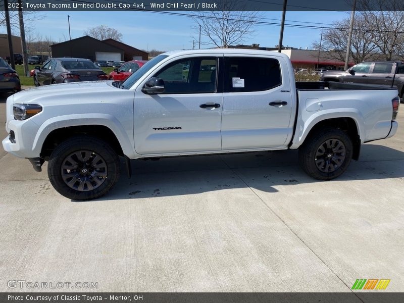 Wind Chill Pearl / Black 2021 Toyota Tacoma Limited Double Cab 4x4