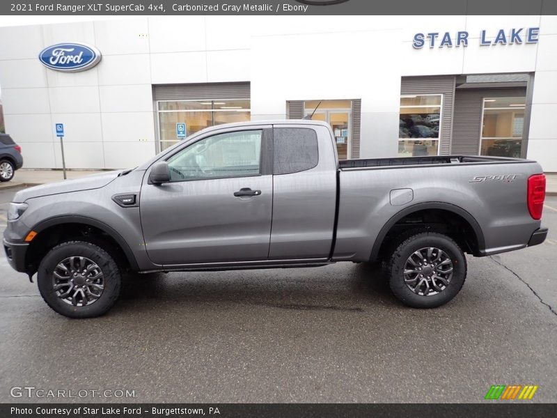 Carbonized Gray Metallic / Ebony 2021 Ford Ranger XLT SuperCab 4x4