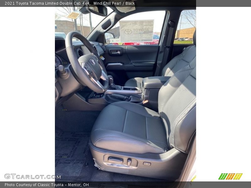 Wind Chill Pearl / Black 2021 Toyota Tacoma Limited Double Cab 4x4