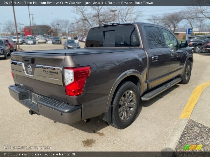 Java Metallic / Platinum Reserve Black/Brown 2017 Nissan Titan Platinum Reserve Crew Cab 4x4