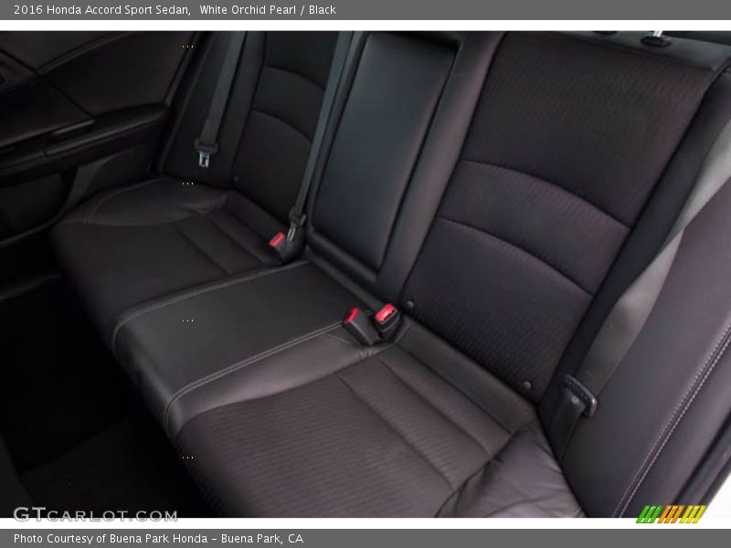 White Orchid Pearl / Black 2016 Honda Accord Sport Sedan