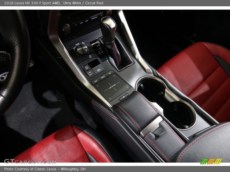 Ultra White / Circuit Red 2018 Lexus NX 300 F Sport AWD