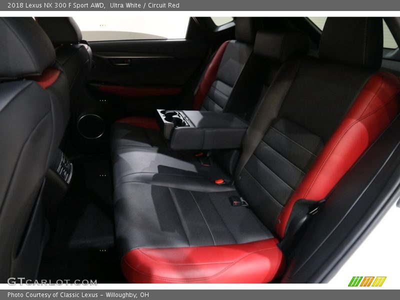 Ultra White / Circuit Red 2018 Lexus NX 300 F Sport AWD