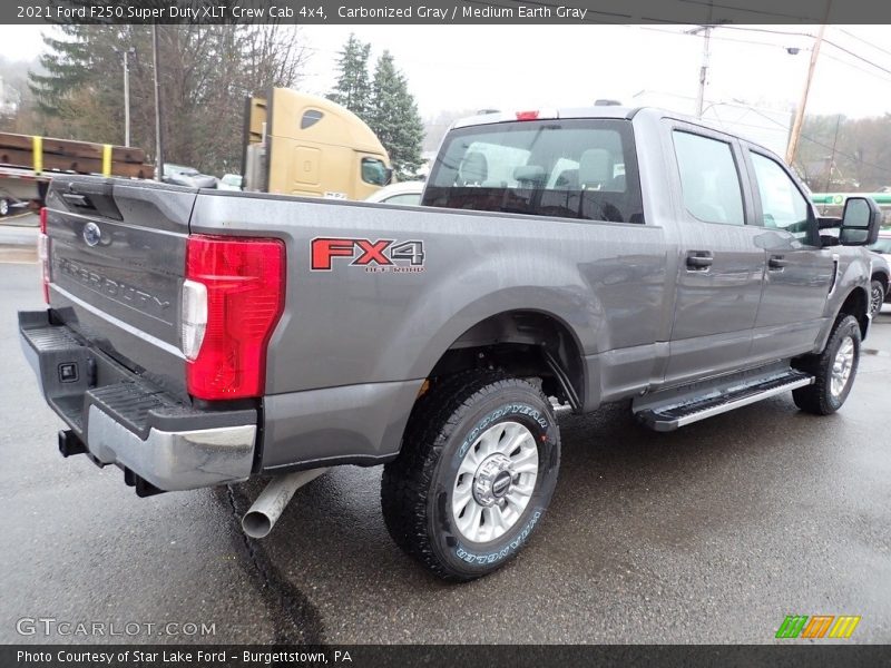 Carbonized Gray / Medium Earth Gray 2021 Ford F250 Super Duty XLT Crew Cab 4x4