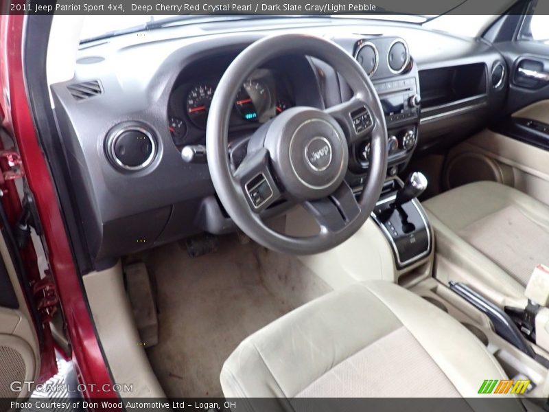 Deep Cherry Red Crystal Pearl / Dark Slate Gray/Light Pebble 2011 Jeep Patriot Sport 4x4