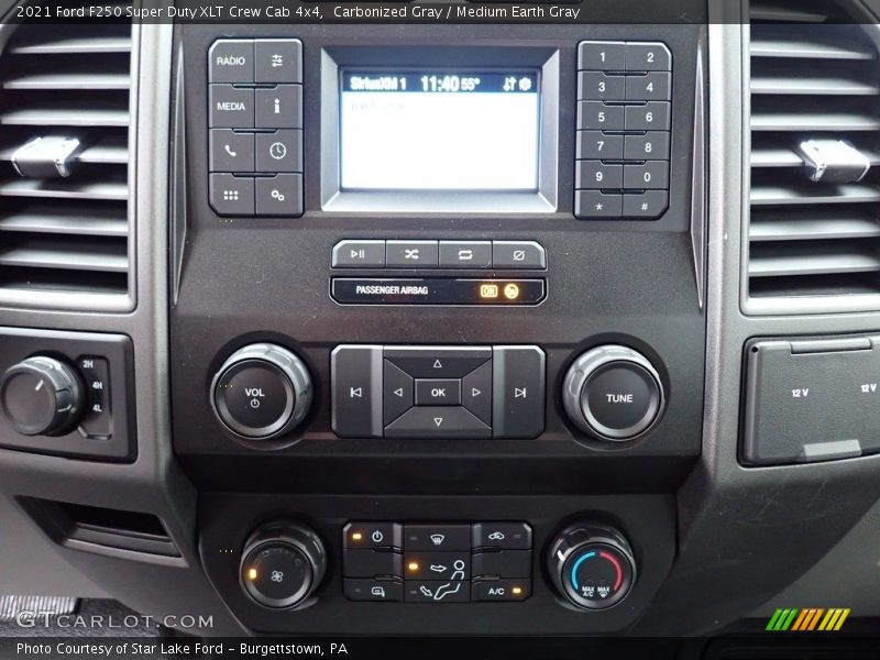 Controls of 2021 F250 Super Duty XLT Crew Cab 4x4