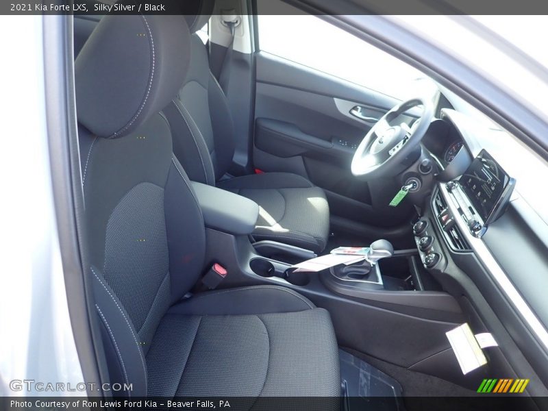 Silky Silver / Black 2021 Kia Forte LXS