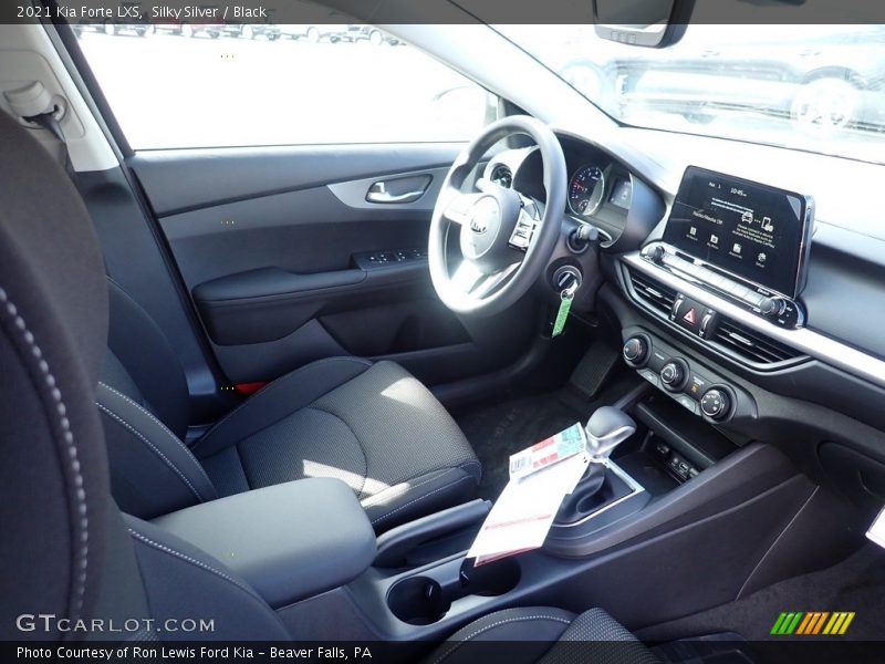 Silky Silver / Black 2021 Kia Forte LXS