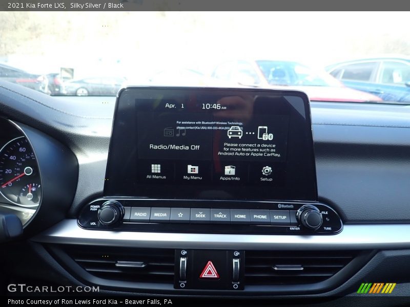 Silky Silver / Black 2021 Kia Forte LXS