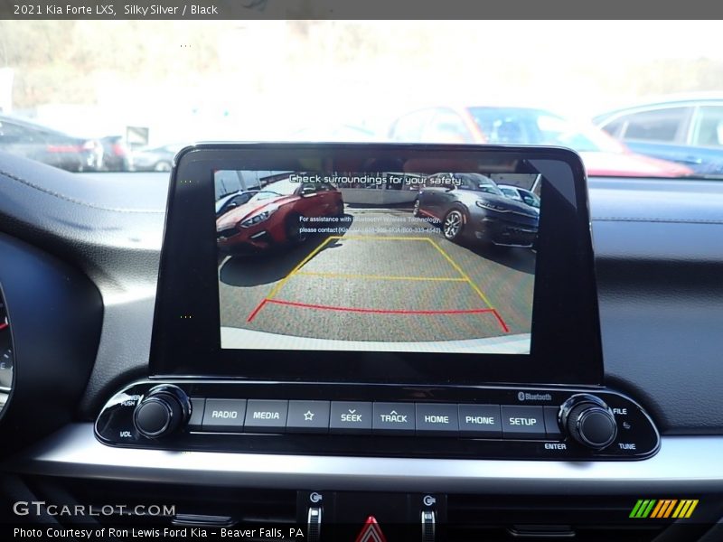 Silky Silver / Black 2021 Kia Forte LXS