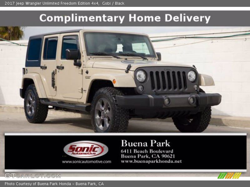 Gobi / Black 2017 Jeep Wrangler Unlimited Freedom Edition 4x4