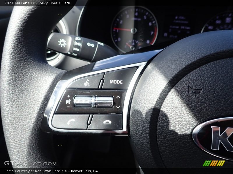 Silky Silver / Black 2021 Kia Forte LXS