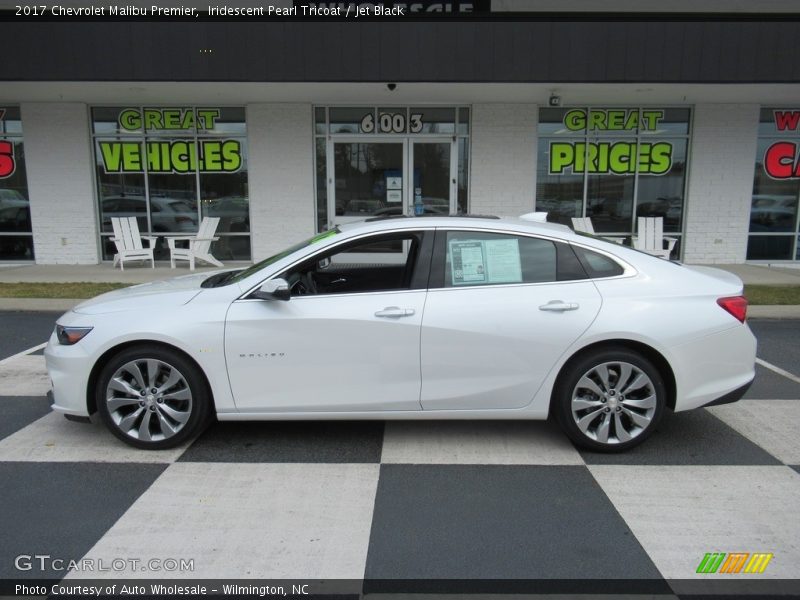 Iridescent Pearl Tricoat / Jet Black 2017 Chevrolet Malibu Premier