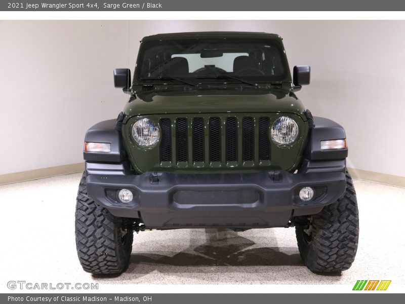 Sarge Green / Black 2021 Jeep Wrangler Sport 4x4