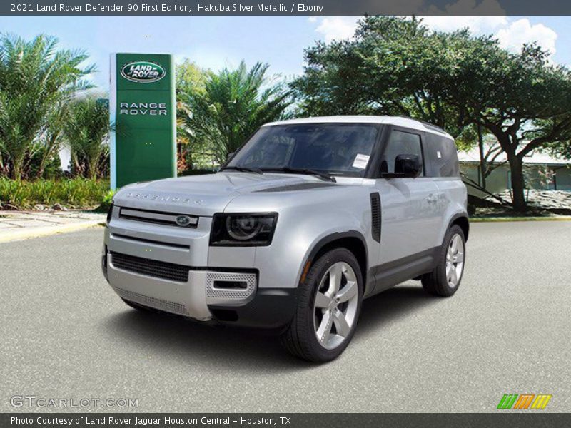 Hakuba Silver Metallic / Ebony 2021 Land Rover Defender 90 First Edition