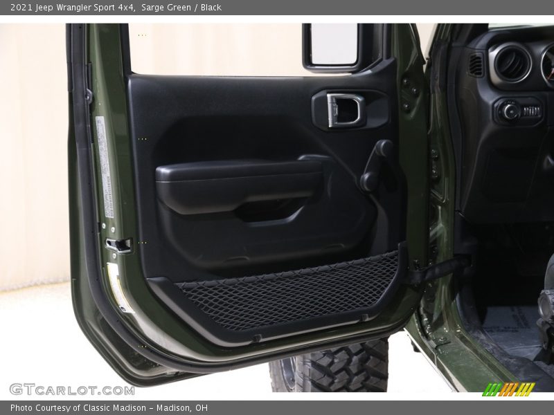 Sarge Green / Black 2021 Jeep Wrangler Sport 4x4