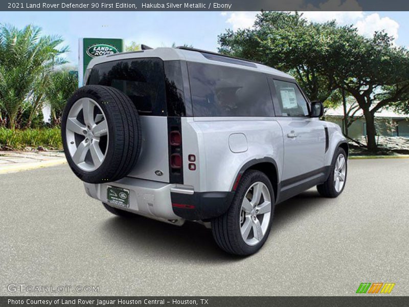 Hakuba Silver Metallic / Ebony 2021 Land Rover Defender 90 First Edition