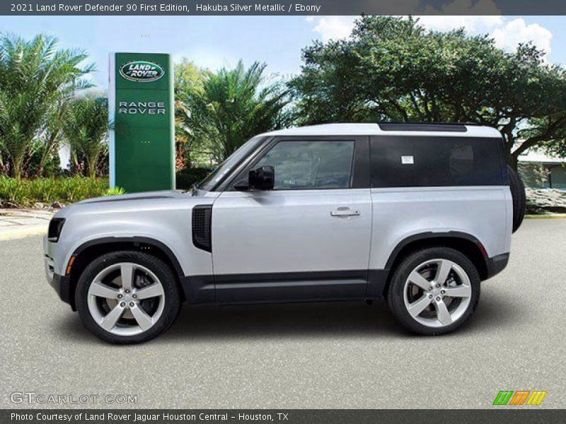 Hakuba Silver Metallic / Ebony 2021 Land Rover Defender 90 First Edition