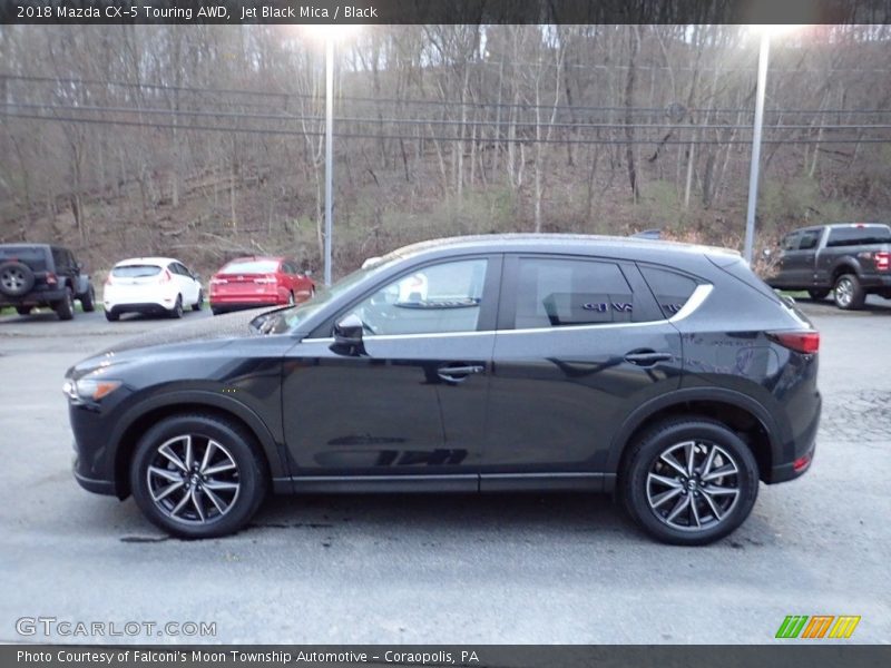 Jet Black Mica / Black 2018 Mazda CX-5 Touring AWD