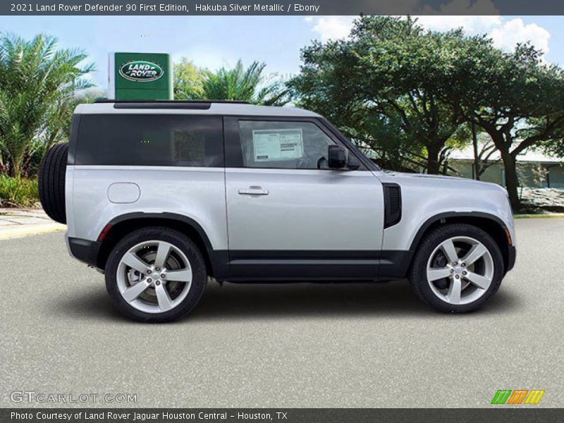 Hakuba Silver Metallic / Ebony 2021 Land Rover Defender 90 First Edition