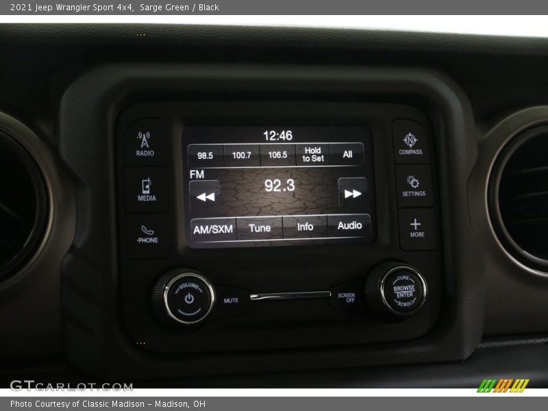 Sarge Green / Black 2021 Jeep Wrangler Sport 4x4