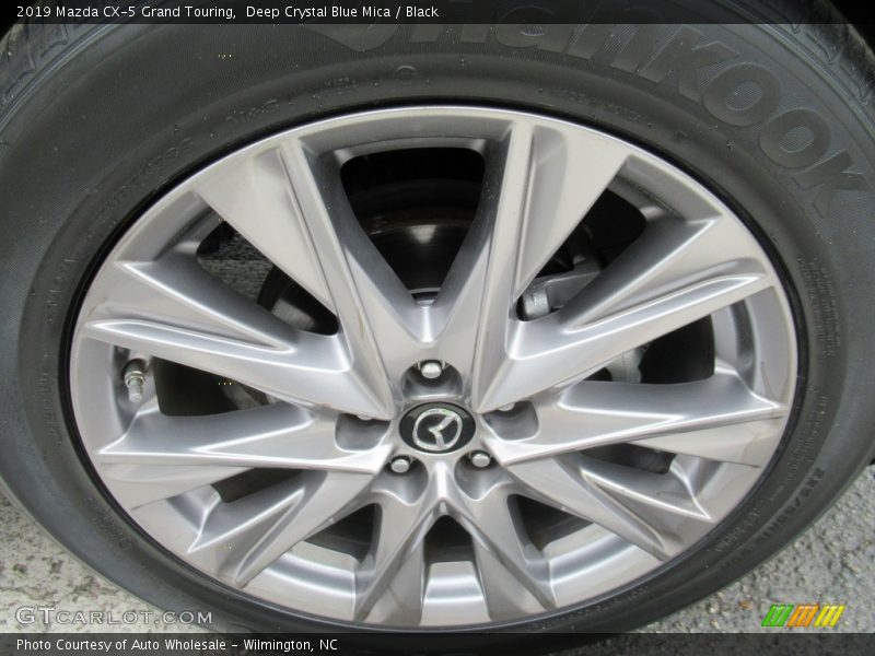 Deep Crystal Blue Mica / Black 2019 Mazda CX-5 Grand Touring