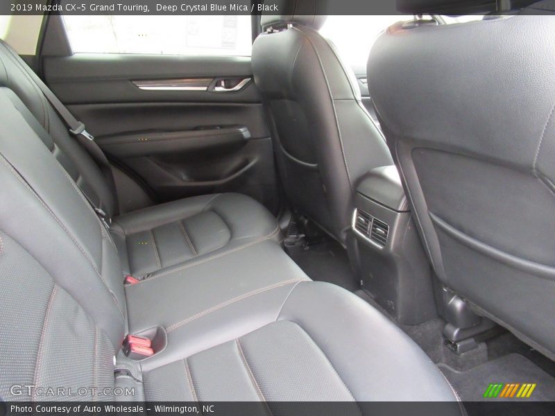 Deep Crystal Blue Mica / Black 2019 Mazda CX-5 Grand Touring