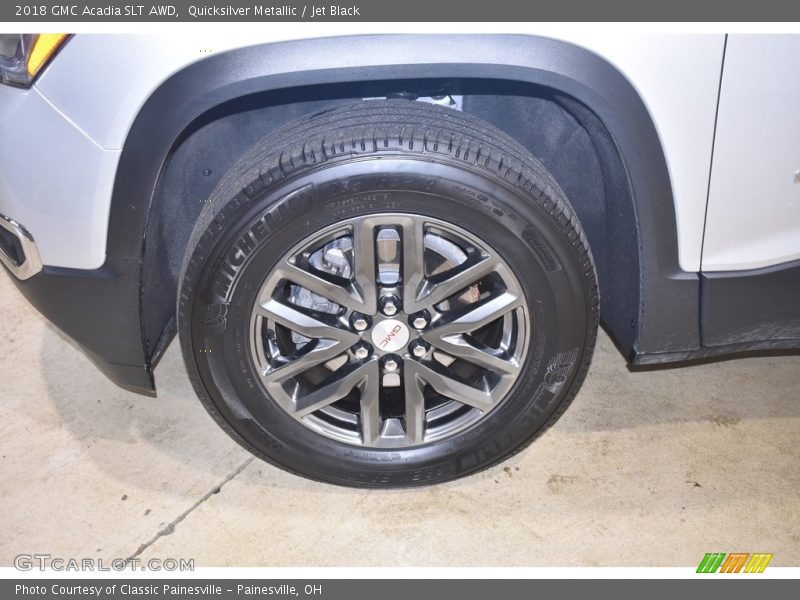Quicksilver Metallic / Jet Black 2018 GMC Acadia SLT AWD