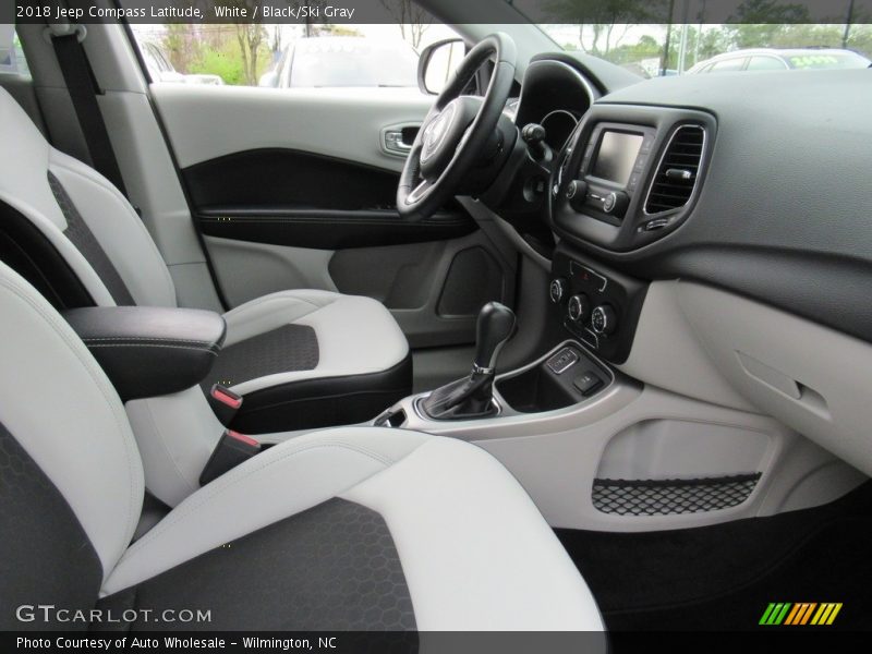 White / Black/Ski Gray 2018 Jeep Compass Latitude